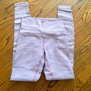 Lululemon Wunder Under Light Pink Leggings size 4